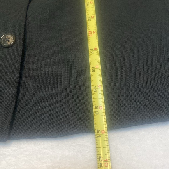 ORVIS Size 12 Petite 3 Button Black Blazer - Picture 4 of 9